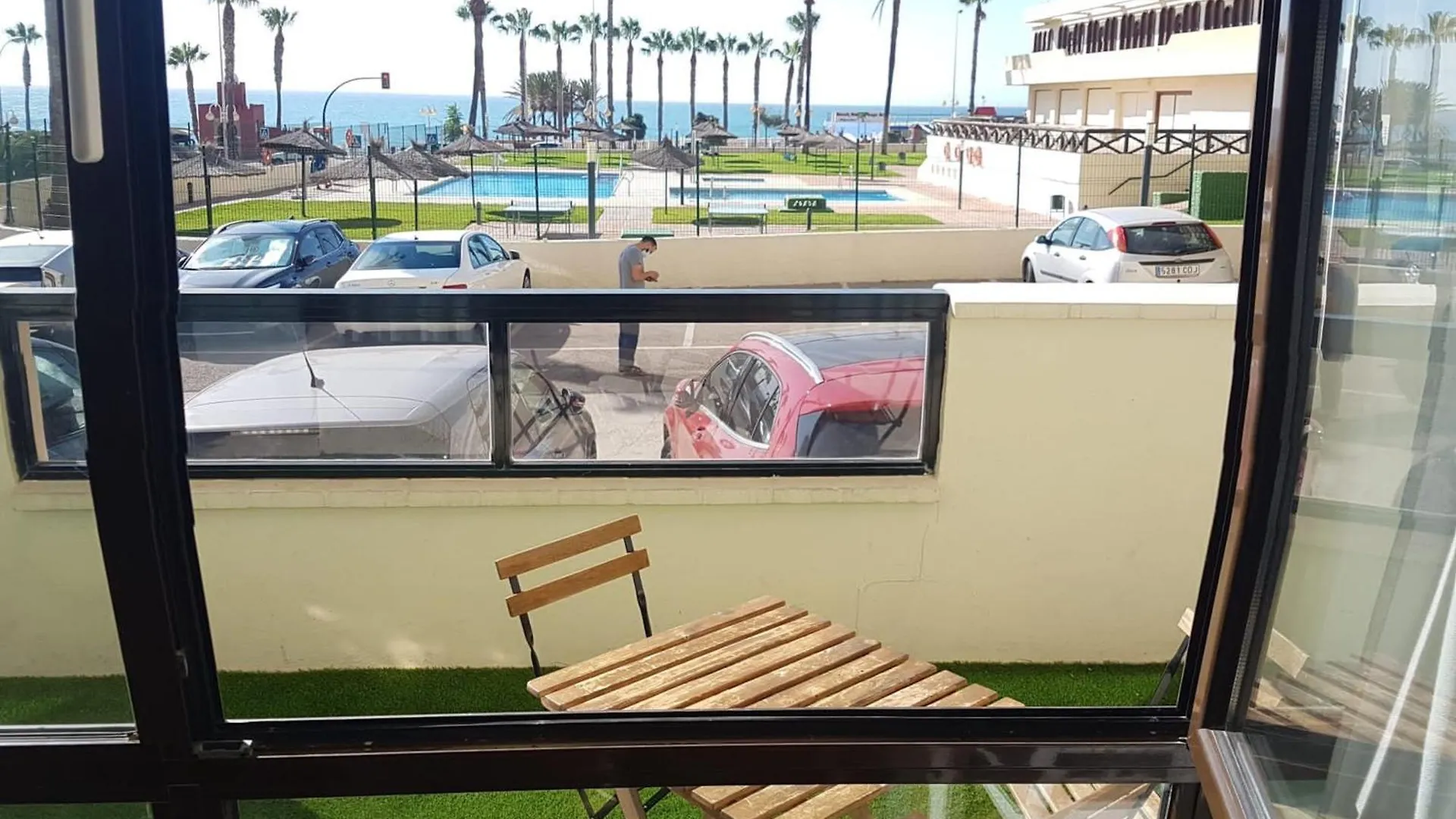 아파트 H2M Aloha Playa 1St Line Beach Terrace And Pool 베날마데나코스타